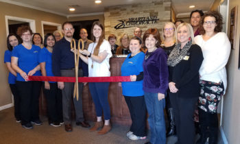 Ribbon Cutting Held at Heartland Chiropractic for new Chiropractor, Dr. Baillie Trumble