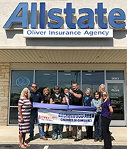 Ribbon Cutting Held for New Member Allstate – Shane Oliver Insurance Agencies, Inc.